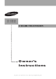 Samsung CL-29Z30, CL-29Z40 Owner's Instructions Manual