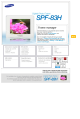 Samsung Model SPF-83H Manual
