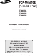 Samsung PPM42M5H Owner's Instructions Manual