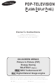 Samsung PS-42Q91HP Owner's Instructions Manual