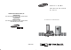 Samsung HT-DB390 Instruction Manual