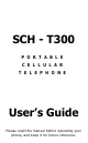 Samsung SCH - T300 User Manual