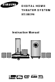 Samsung HT-DB390 Instruction Manual