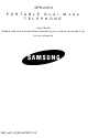 Samsung SPH-m50 User Manual