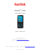 SanDisk SANSA VIEW VIEW-7UM-ENG User Manual
