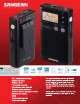 Sangean Sangean DT200VX Specification Sheet