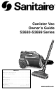 Sanitaire S3699 Series Owner's Manual