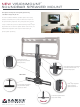 Sanus Systems New VisionMount VMA201-B1 Brochure & Specs