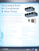Sanyo Concealed Duct Air Conditioner & Heat Pump H 13.9-14.9 SEER Specifications