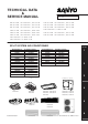 Sanyo C4272R Service Manual