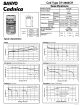 Sanyo CP-3600CR Cadnica Specification Sheet