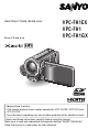 Sanyo Xacti VPC-FH1 Instruction Manual
