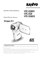 Sanyo Xacti VPC-CG9 Instruction Manual