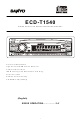 Sanyo ECD-T1540 Function Manual