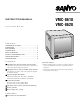 Sanyo VMC-8620 Instruction Manual