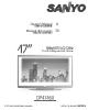 Sanyo DP47460 Owner's Manual