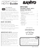 Sanyo NET@ DP47460 Network Manual