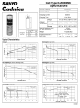 Sanyo N-20000MC Cadnica Specifications
