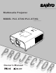 Sanyo PLC-XT35L Owner's Manual
