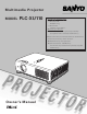 Sanyo PLC-XU110 Owner's Manual