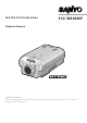 Sanyo NETWORK CAMERA VCC-WB4000P Instruction Manual