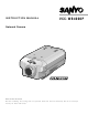 Sanyo VCC-WB4000P Instruction Manual