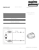Sanyo SC-24L Parts List