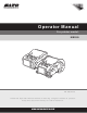 SATO MB 200i Operator's Manual