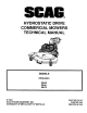 Scag Power Equipment SM-52 Technical Manual