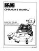 Scag Power Equipment STHM 59999 Operator's Manual