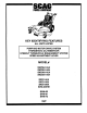 Scag Power Equipment SW-14KA Parts List