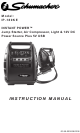 Schumacher INSTANT POWER IP-180KE Instruction Manual