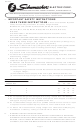 Schumacher 1010 Important Safety Instructions Manual