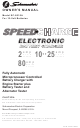 Schumacher SC-8010A SpeedCharge Owner's Manual