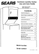 Kenmore KENMORE LAUNDRY CENTER 95701 Use And Care Manual
