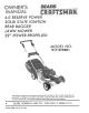 Craftsman 917.372301 Owner's Manual