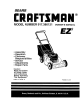Craftsman 917.386121 Owner's Manual