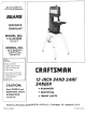 Craftsman 113.2433 Owner's Manual