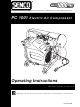 Senco PC1001 Operating Instructions Manual