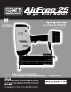 Senco AirFree 25 Operating Instructions Manual