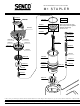 Senco M1 Replacement Parts List Manual