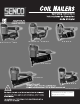 Senco COIL NAILERS SCN56 Operating Instructions Manual