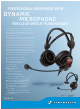 Sennheiser HMD 26-100 Specification Sheet