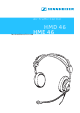 Sennheiser HMD 46 Instructions For Use Manual