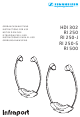 Sennheiser infraport HDI 302 Instructions For Use Manual