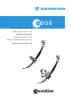 Sennheiser EVOLUTION E908 Instructions For Use Manual