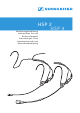 Sennheiser HSP 4 Bedienungsanleitung