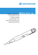 Sennheiser MKH 40 P 48 Instructions For Use Manual