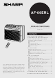 Sharp AF-06ERL Installation And Operation Manual