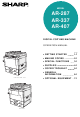 Sharp AR-287 Operation Manual